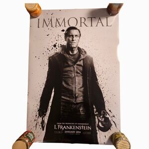 I, Frankenstein 2014 Original Advance Movie Poster 27x40 Aaron Eckhart D/S